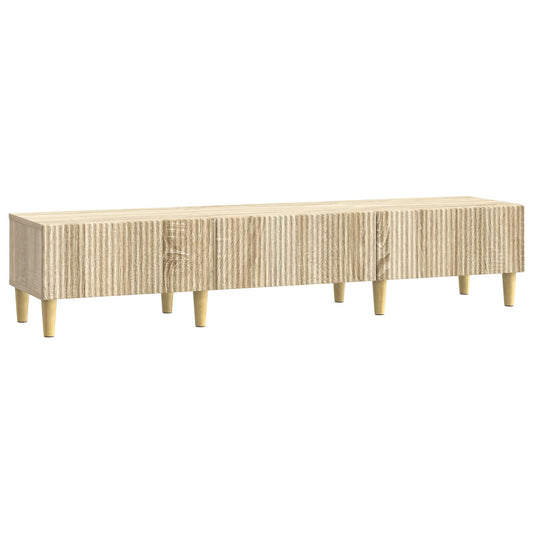 TV Cabinet Sonoma Oak 147 x 34.5 x 30 cm Engineered Wood TV Cabinet Sonoma Oak 147 x 34.5 x 30 cm Engineered Wood