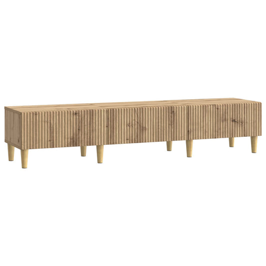 TV Cabinet Artisan Oak 147 x 34.5 x 30 cm Engineered Wood TV Cabinet Artisan Oak 147 x 34.5 x 30 cm Engineered Wood