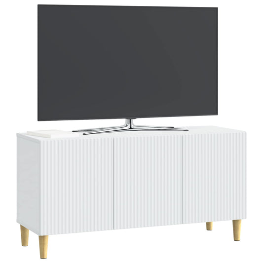 TV Cabinet White 99 x 34.5 x 50 cm Engineered Wood TV Cabinet White 99 x 34.5 x 50 cm Engineered Wood