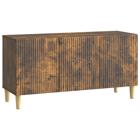TV Cabinet Smoked Oak 99 x 34.5 x 50 cm Engineered Wood TV Cabinet Smoked Oak 99 x 34.5 x 50 cm Engineered Wood