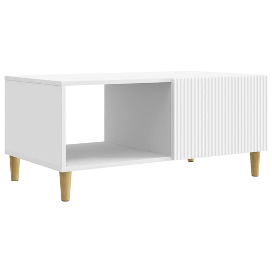 Coffee Table White 90 x 50 x 40 cm Engineered Wood Coffee Table White 90 x 50 x 40 cm Engineered Wood