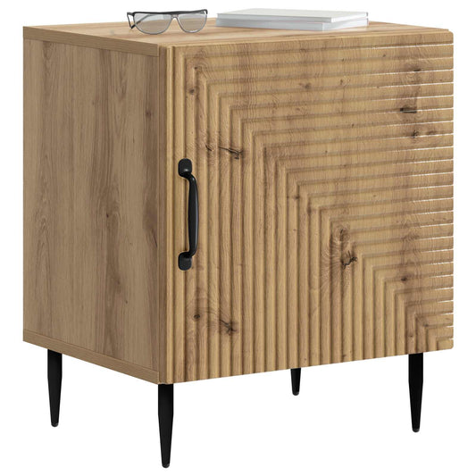 Bedside Cabinet Artisan Oak 43 x 34.5 x 50 cm Engineered Wood Bedside Cabinet Artisan Oak 43 x 34.5 x 50 cm Engineered Wood
