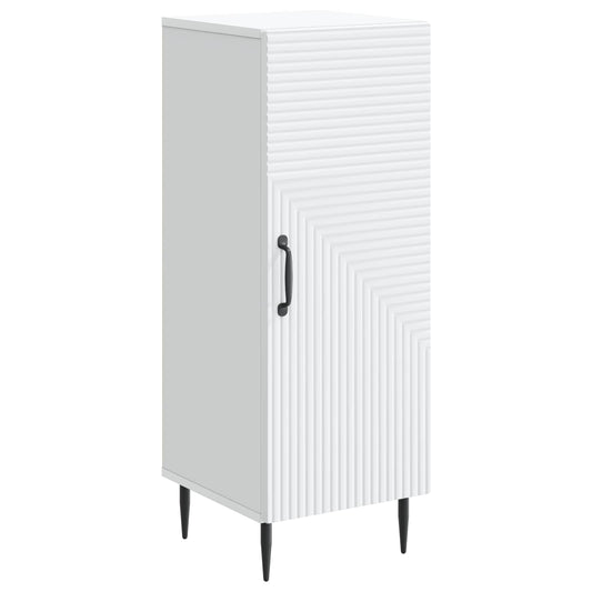 Sideboard White 33 x 34.5 x 89.5 cm Engineered Wood Sideboard White 33 x 34.5 x 89.5 cm Engineered Wood