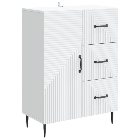 Sideboard White 66 x 34.5 x 89.5 cm Engineered Wood Sideboard White 66 x 34.5 x 89.5 cm Engineered Wood
