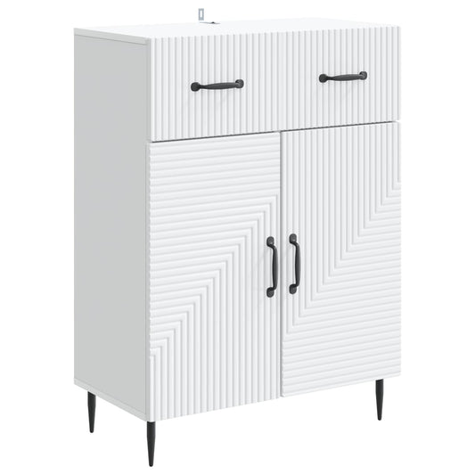 Sideboard White 66 x 34.5 x 89.5 cm Engineered Wood Sideboard White 66 x 34.5 x 89.5 cm Engineered Wood