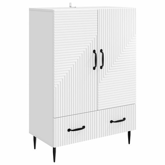 Sideboard White 66 x 34.5 x 95 cm Engineered Wood Sideboard White 66 x 34.5 x 95 cm Engineered Wood