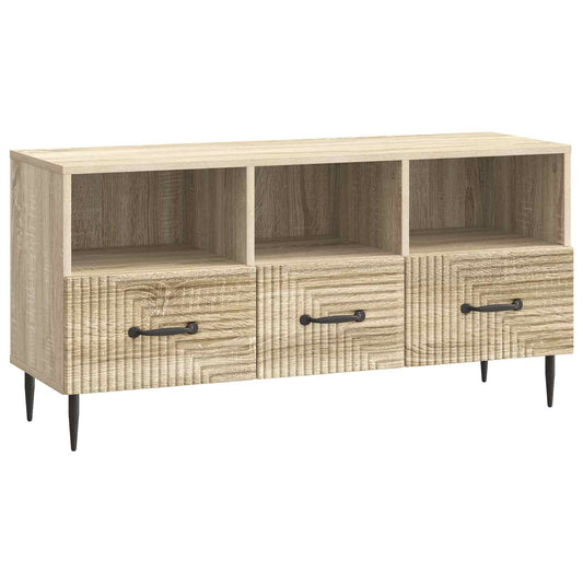 TV Cabinet Sonoma Oak 102 x 34.5 x 50 cm Engineered Wood TV Cabinet Sonoma Oak 102 x 34.5 x 50 cm Engineered Wood