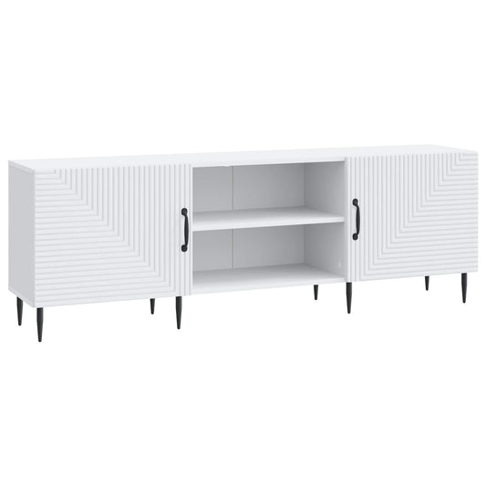 TV Cabinet White 150 x 31 x 50 cm Engineered Wood TV Cabinet White 150 x 31 x 50 cm Engineered Wood
