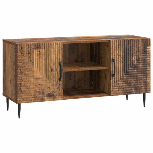 TV Cabinet Old Wood 102 x 34.5 x 50 cm Engineered Wood TV Cabinet Old Wood 102 x 34.5 x 50 cm Engineered Wood