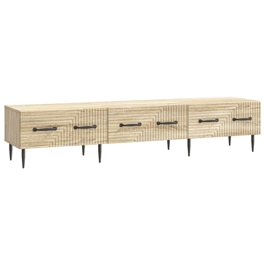 TV Cabinet Sonoma Oak 147 x 34.5 x 30 cm Engineered Wood TV Cabinet Sonoma Oak 147 x 34.5 x 30 cm Engineered Wood
