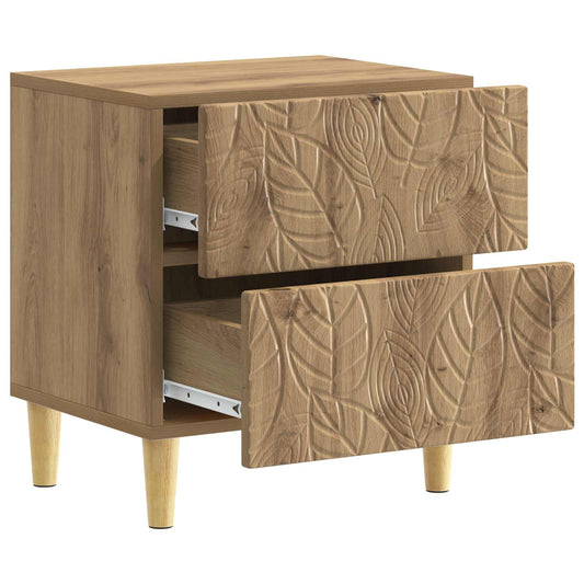 Bedside Table Artisan Oak 43 x 34.5 x 48 cm Engineered Wood Bedside Table Artisan Oak 43 x 34.5 x 48 cm Engineered Wood