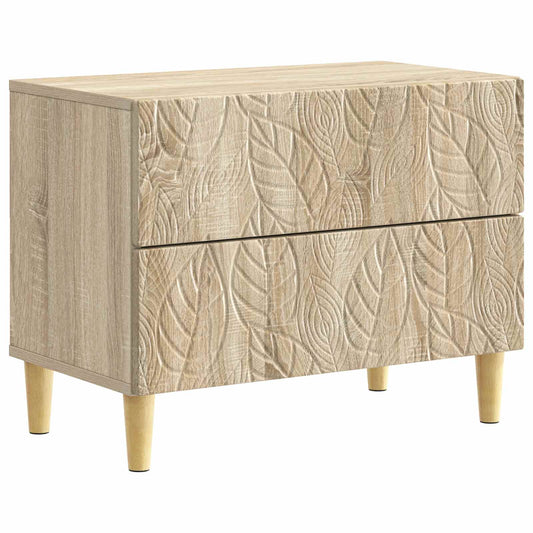 Bedside Table Sonoma Oak 62 x 34.5 x 48 cm Engineered Wood Bedside Table Sonoma Oak 62 x 34.5 x 48 cm Engineered Wood