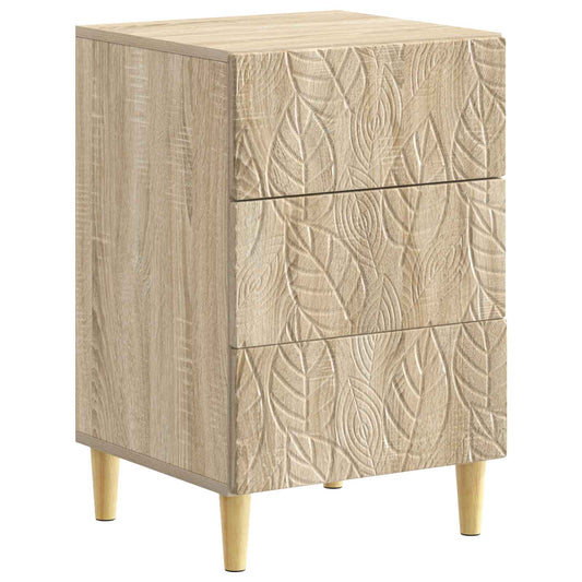 Bedside Table Sonoma Oak 43 x 39.5 x 66.5 cm Engineered Wood Bedside Table Sonoma Oak 43 x 39.5 x 66.5 cm Engineered Wood