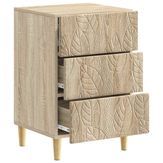 Bedside Table Sonoma Oak 43 x 39.5 x 66.5 cm Engineered Wood Bedside Table Sonoma Oak 43 x 39.5 x 66.5 cm Engineered Wood