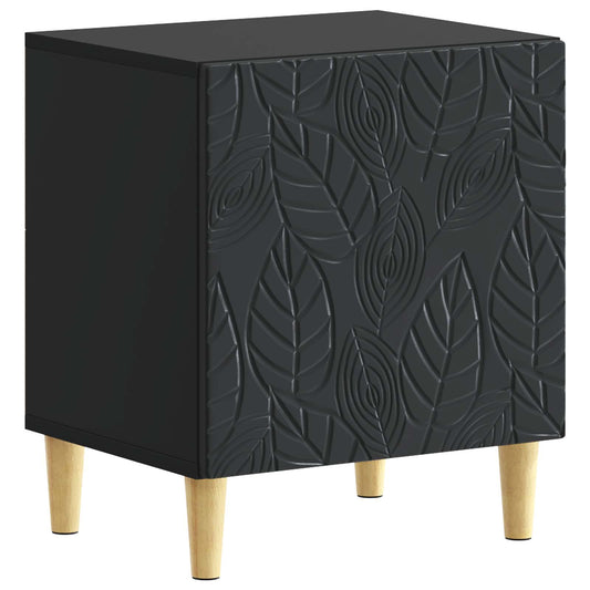 Bedside Table 2 pcs Black 43 x 34.5 x 50 cm Engineered Wood Bedside Table 2 pcs Black 43 x 34.5 x 50 cm Engineered Wood