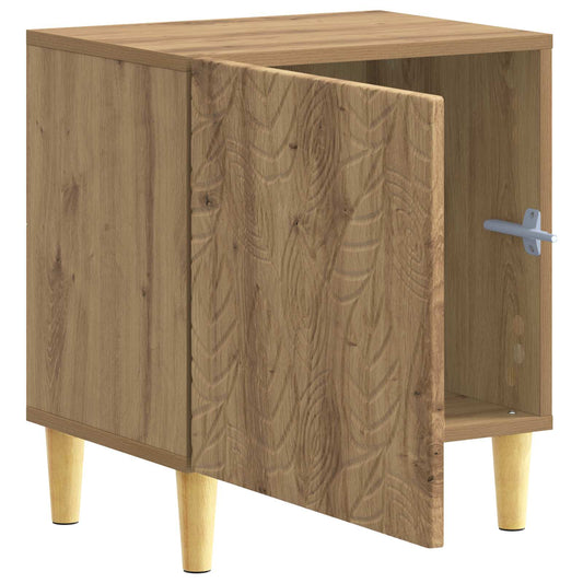 Bedside Table Artisan Oak 43 x 34.5 x 50 cm Engineered Wood Bedside Table Artisan Oak 43 x 34.5 x 50 cm Engineered Wood