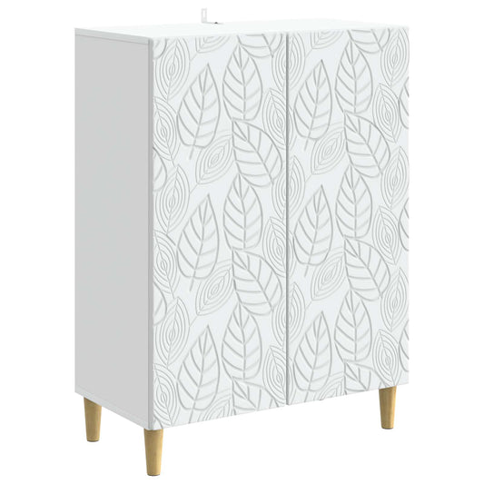 Sideboard White 66 x 34.5 x 90 cm Engineered Wood Sideboard White 66 x 34.5 x 90 cm Engineered Wood