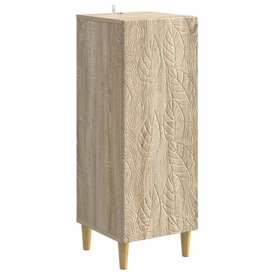 Sideboard Sonoma Oak 33 x 34.5 x 90 cm Engineered Wood Sideboard Sonoma Oak 33 x 34.5 x 90 cm Engineered Wood