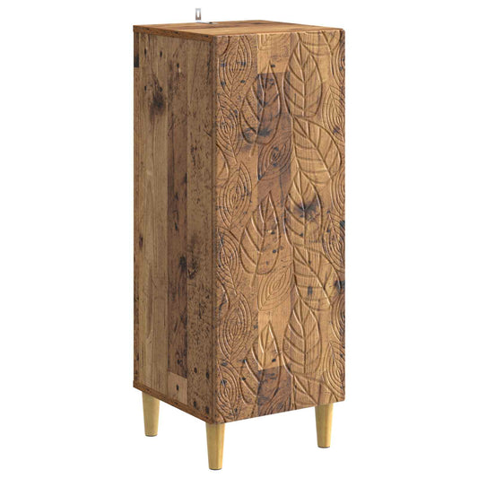 Sideboard Old Wood 33 x 34.5 x 90 cm Engineered Wood Sideboard Old Wood 33 x 34.5 x 90 cm Engineered Wood