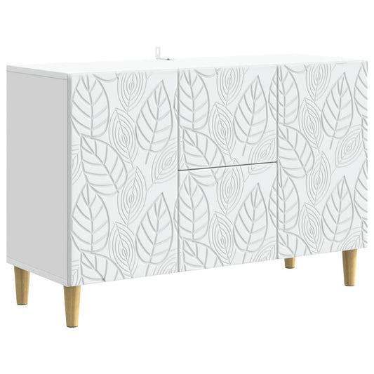 Sideboard White 89 x 34.5 x 60 cm Engineered Wood Sideboard White 89 x 34.5 x 60 cm Engineered Wood