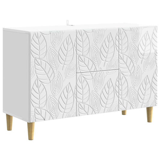 Sideboard High Gloss White 89 x 34.5 x 60 cm Engineered Wood Sideboard High Gloss White 89 x 34.5 x 60 cm Engineered Wood