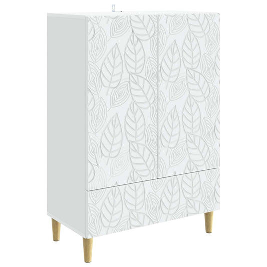 Sideboard White 66 x 34.5 x 95 cm Engineered Wood Sideboard White 66 x 34.5 x 95 cm Engineered Wood