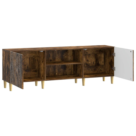 TV Cabinet 150 x 31 x 50 cm Smoked Oak Engineered Wood TV Cabinet 150 x 31 x 50 cm Smoked Oak Engineered Wood