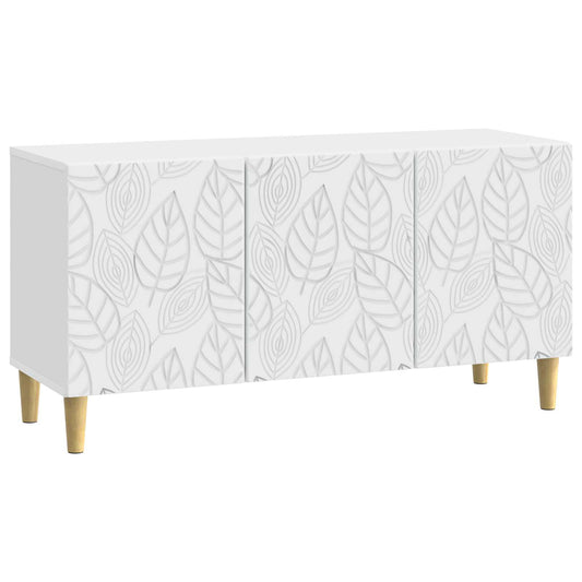 TV Cabinet 99 x 34.5 x 50 cm White Engineered Wood TV Cabinet 99 x 34.5 x 50 cm White Engineered Wood