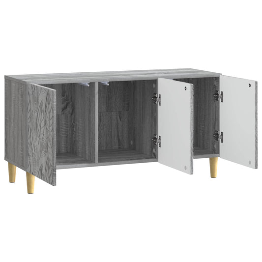 TV Cabinet 99 x 34.5 x 50 cm Grey Sonoma Engineered Wood TV Cabinet 99 x 34.5 x 50 cm Grey Sonoma Engineered Wood