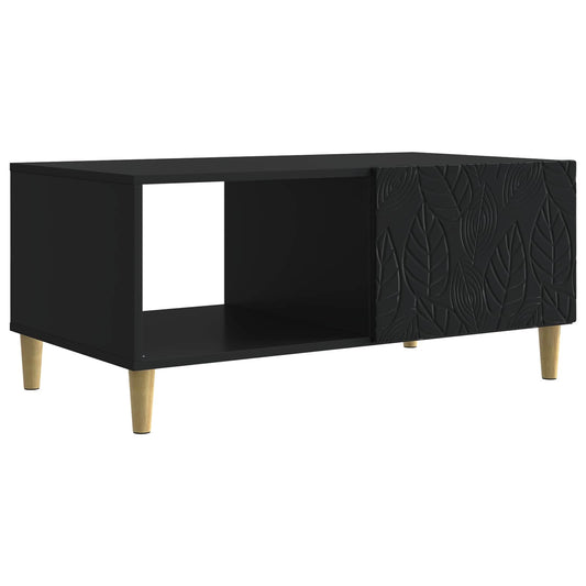 Coffee Table Black 90 x 50 x 40 cm Engineered Wood Coffee Table Black 90 x 50 x 40 cm Engineered Wood