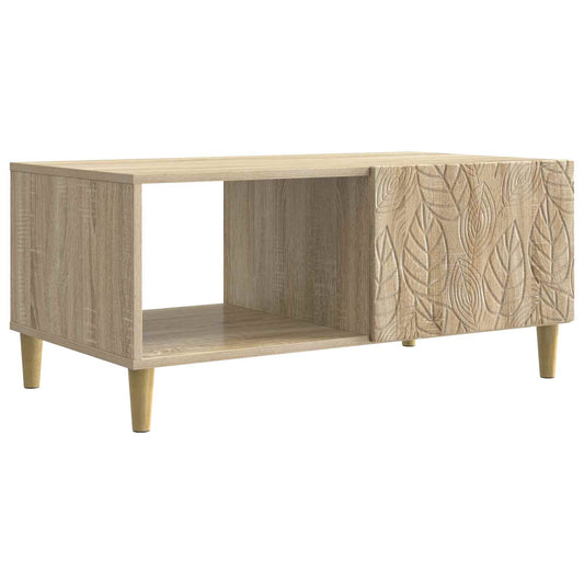 Coffee Table Sonoma Oak 90 x 50 x 40 cm Engineered Wood Coffee Table Sonoma Oak 90 x 50 x 40 cm Engineered Wood