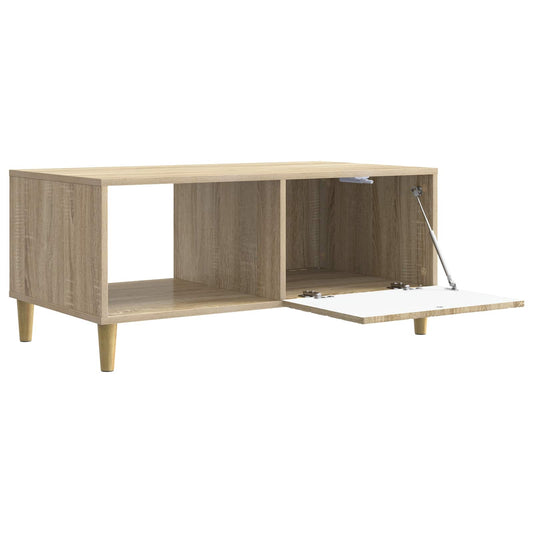 Coffee Table Sonoma Oak 90 x 50 x 40 cm Engineered Wood Coffee Table Sonoma Oak 90 x 50 x 40 cm Engineered Wood