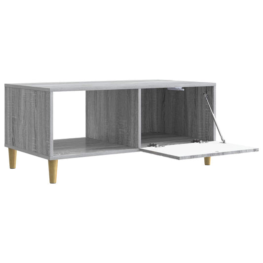 Coffee Table Grey Sonoma 90 x 50 x 40 cm Engineered Wood Coffee Table Grey Sonoma 90 x 50 x 40 cm Engineered Wood