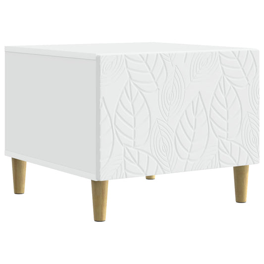 Coffee Table White 50 x 49 x 40 cm Engineered Wood Coffee Table White 50 x 49 x 40 cm Engineered Wood