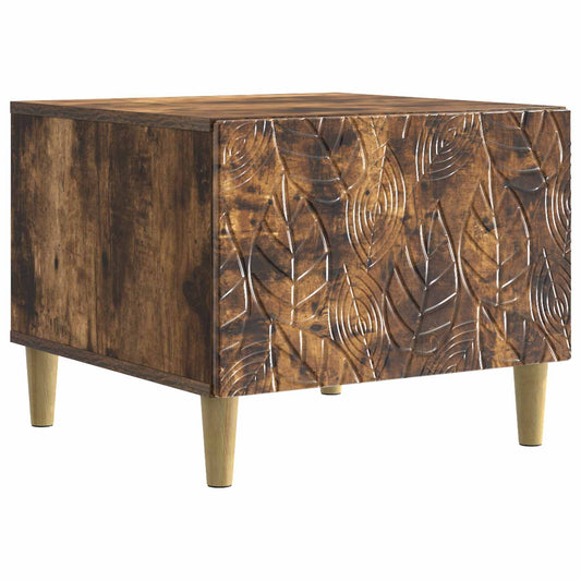 Coffee Table Smoked Oak 50 x 49 x 40 cm Engineered Wood Coffee Table Smoked Oak 50 x 49 x 40 cm Engineered Wood