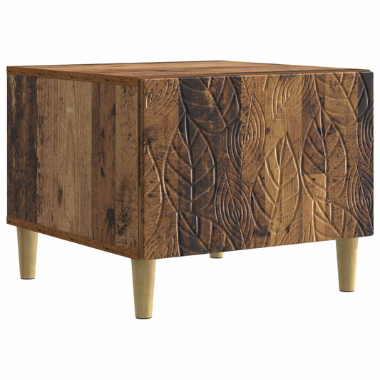 Coffee Table Old Wood 50 x 49 x 40 cm Engineered Wood Coffee Table Old Wood 50 x 49 x 40 cm Engineered Wood