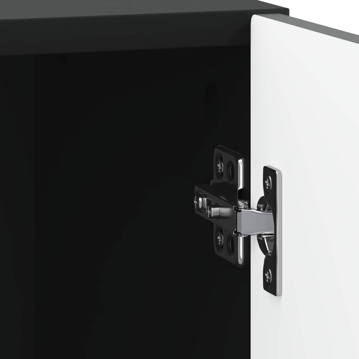 Bedside Table 2 pcs Black 43 x 34.5 x 47 cm Engineered Wood