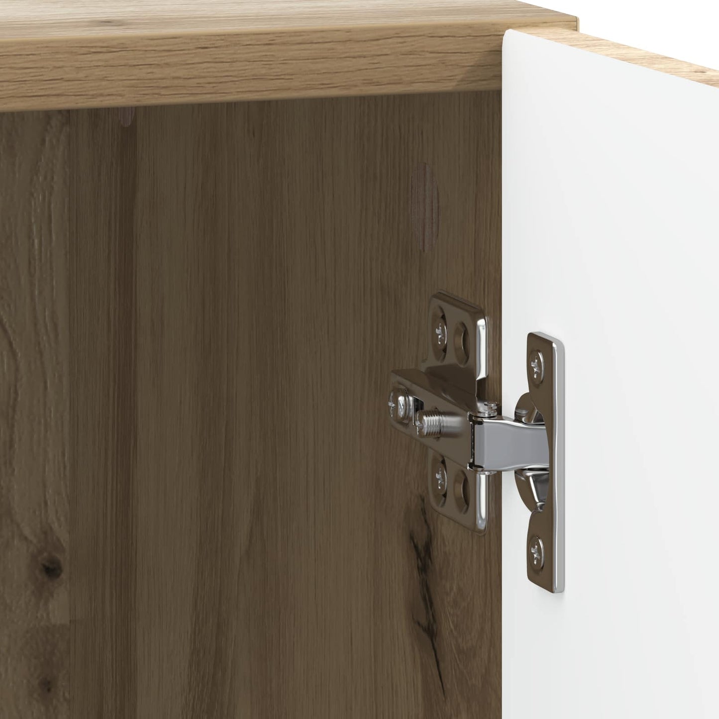 Bedside Table 2 pcs Artisian Oak 43 x 34.5 x 47 cm