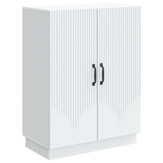 Sideboard White 66 x 34.5 x 87 cm Engineered Wood Sideboard White 66 x 34.5 x 87 cm Engineered Wood