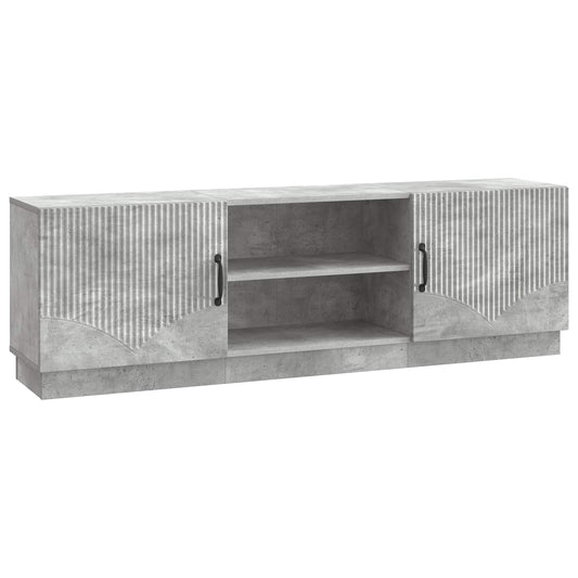 TV Cabinet Concrete Grey 150 x 31 x 47 cm Engineered Wood TV Cabinet Concrete Grey 150 x 31 x 47 cm Engineered Wood