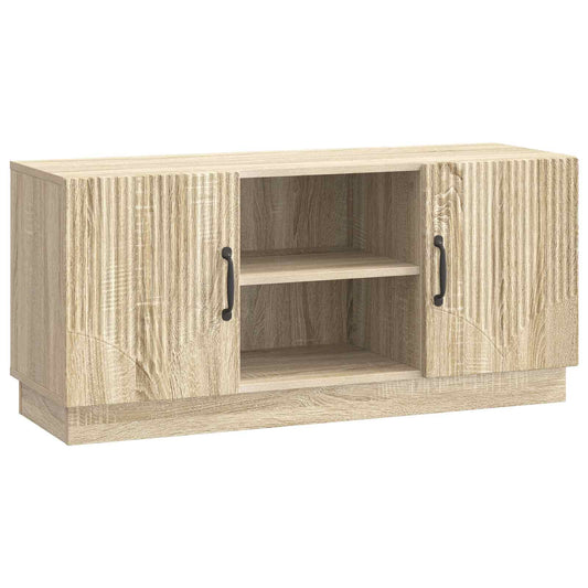 TV Cabinet Sonoma Oak 102 x 34.5 x 47 cm Engineered Wood TV Cabinet Sonoma Oak 102 x 34.5 x 47 cm Engineered Wood