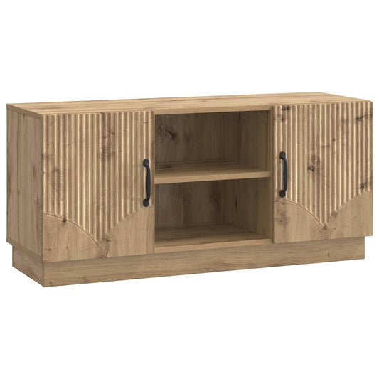 TV Cabinet Artisan Oak 102 x 34.5 x 47 cm Engineered Wood TV Cabinet Artisan Oak 102 x 34.5 x 47 cm Engineered Wood