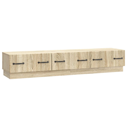 TV Cabinet Sonoma Oak 147 x 34.5 x 27 cm Engineered Wood TV Cabinet Sonoma Oak 147 x 34.5 x 27 cm Engineered Wood