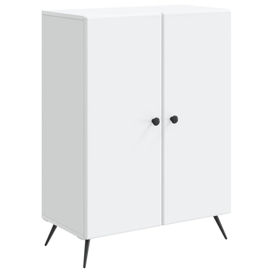 Sideboard White 66 x 34.5 x 90 cm Engineered Wood Sideboard White 66 x 34.5 x 90 cm Engineered Wood