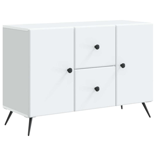 Sideboard White 89 x 34.5 x 60 cm Engineered Wood Sideboard White 89 x 34.5 x 60 cm Engineered Wood