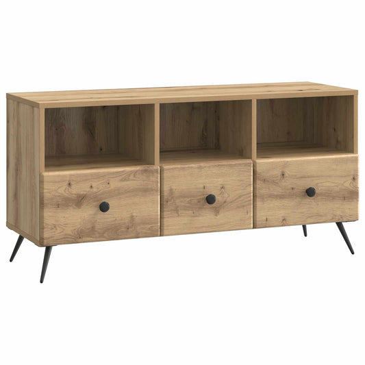 TV Cabinet Artisan Oak 102 x 34.5 x 50 cm Engineered Wood TV Cabinet Artisan Oak 102 x 34.5 x 50 cm Engineered Wood