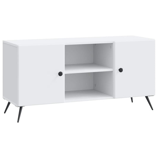 TV Cabinet White 102 x 34.5 x 50 cm Engineered Wood TV Cabinet White 102 x 34.5 x 50 cm Engineered Wood