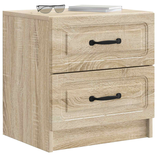 Bedside Cabinet Sonoma Oak 43 x 34.5 x 44.5 cm Engineered Wood Bedside Cabinet Sonoma Oak 43 x 34.5 x 44.5 cm Engineered Wood