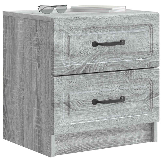 Bedside Cabinet Grey Sonoma 43 x 34.5 x 44.5 cm Engineered Wood Bedside Cabinet Grey Sonoma 43 x 34.5 x 44.5 cm Engineered Wood