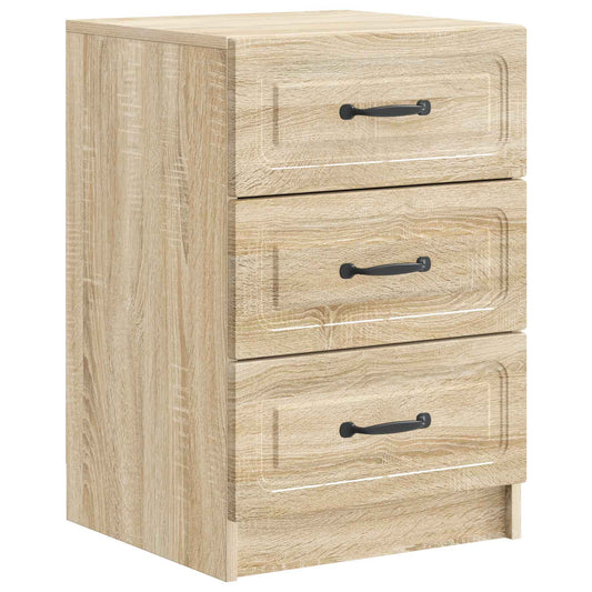 Bedside Cabinet Sonoma Oak 43 x 41 x 63.5 cm Engineered Wood Bedside Cabinet Sonoma Oak 43 x 41 x 63.5 cm Engineered Wood